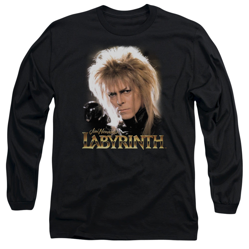 Labyrinth Jareth Mens Long Sleeve Shirt Black
