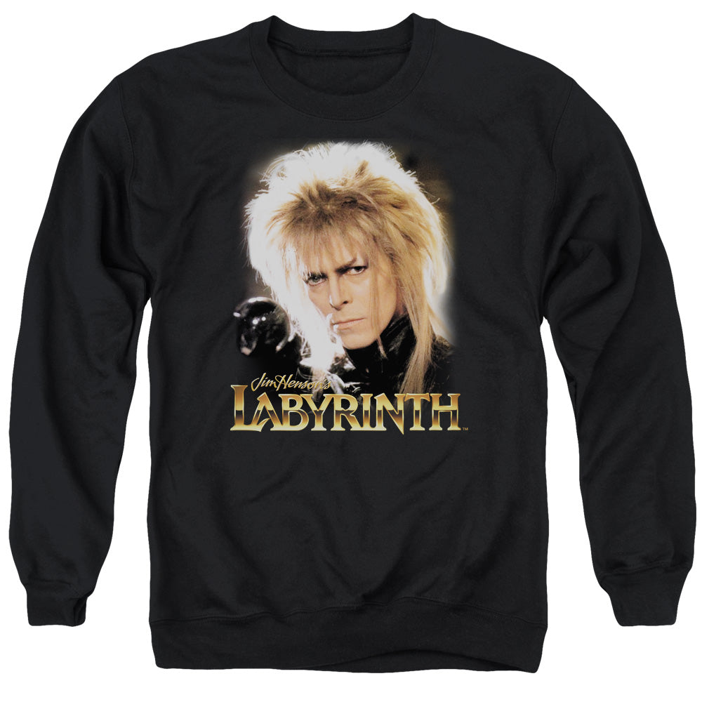 Labyrinth Jareth Mens Crewneck Sweatshirt Black