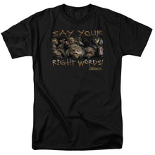 Load image into Gallery viewer, Labyrinth Say Your Right Words Mens T Shirt Black