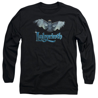 Labyrinth Title Sequence Mens Long Sleeve Shirt Black