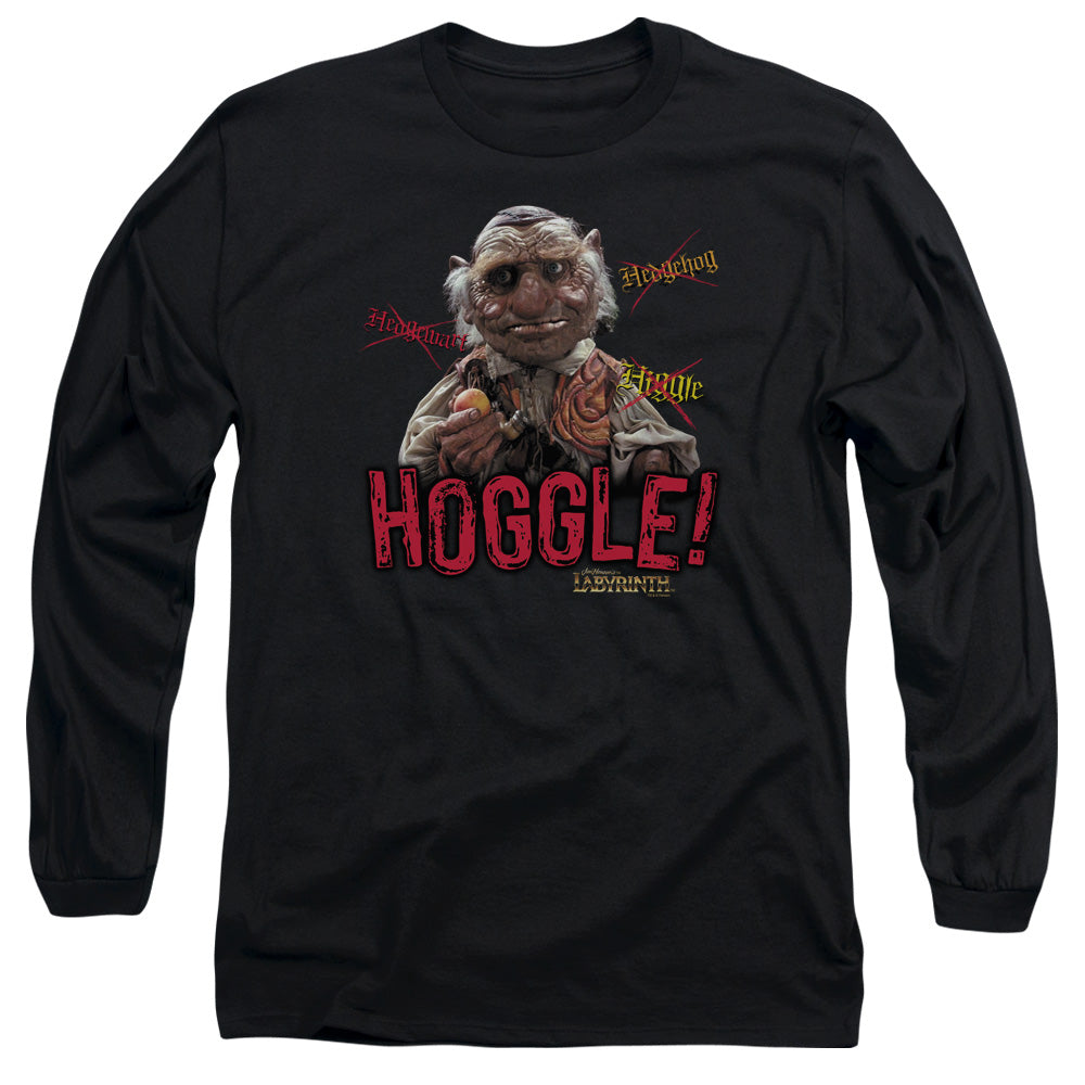 Labyrinth Hoggle Mens Long Sleeve Shirt Black