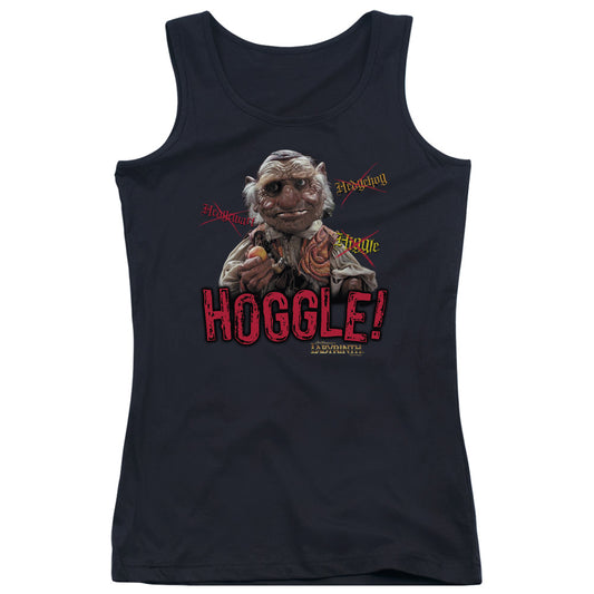 Labyrinth Hoggle Womens Tank Top Shirt Black