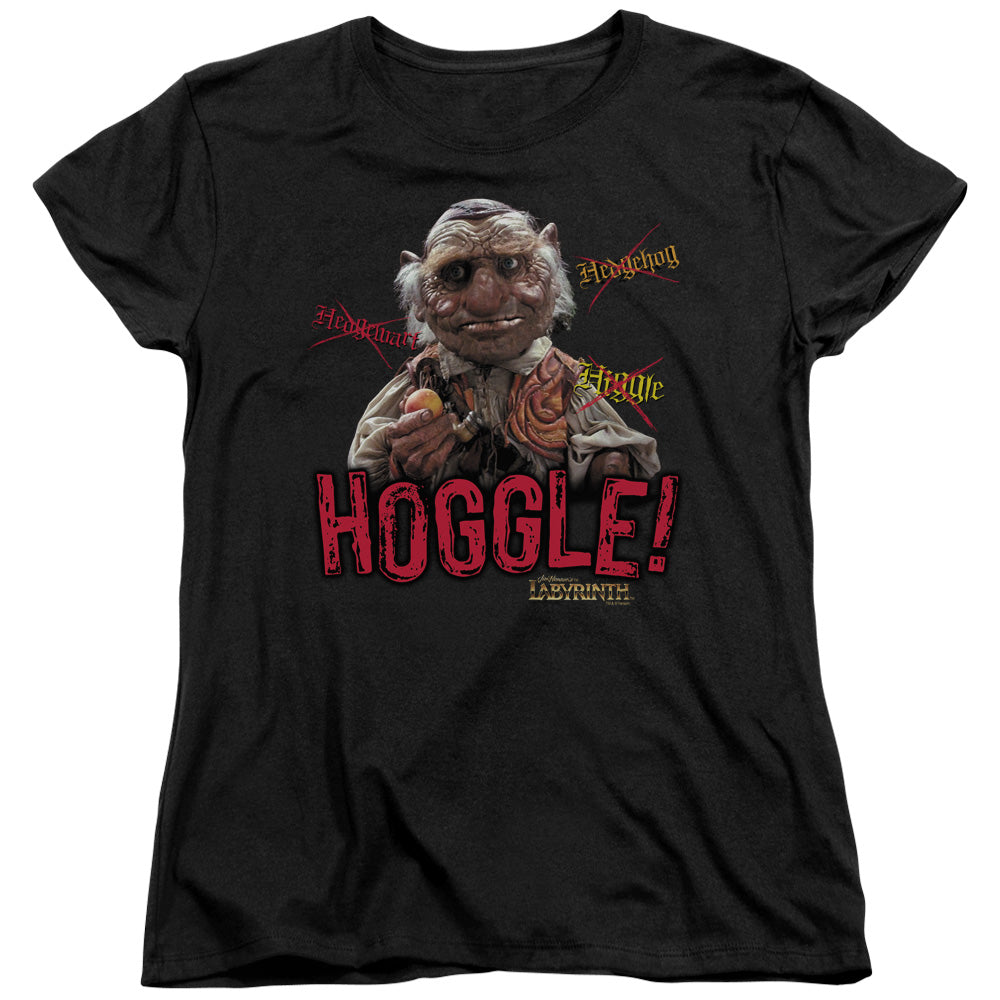 Labyrinth Hoggle Womens T Shirt Black