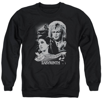 Labyrinth Anniversary Mens Crewneck Sweatshirt Black