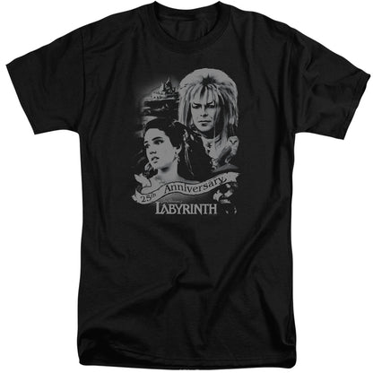 Labyrinth Anniversary Mens Tall T Shirt Black