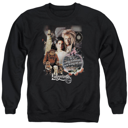 Labyrinth 25 Years of Magic Mens Crewneck Sweatshirt Black