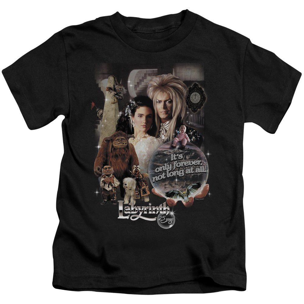 Labyrinth 25 Years of Magic Juvenile Kids Youth T Shirt Black