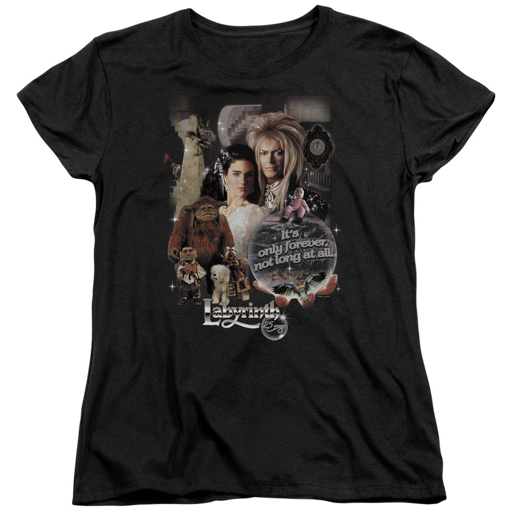 Labyrinth 25 Years of Magic Womens T Shirt Black