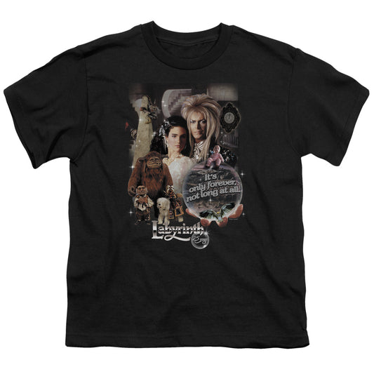 Labyrinth 25 Years of Magic Kids Youth T Shirt Black