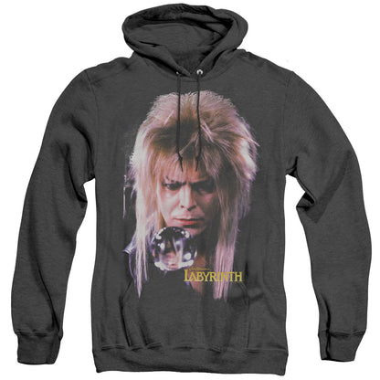 Labyrinth Goblin King Heather Mens Hoodie Black