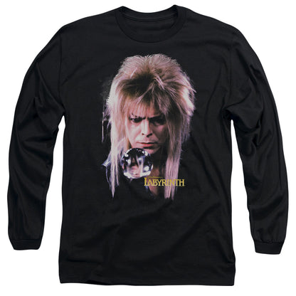 Labyrinth Goblin King Mens Long Sleeve Shirt Black