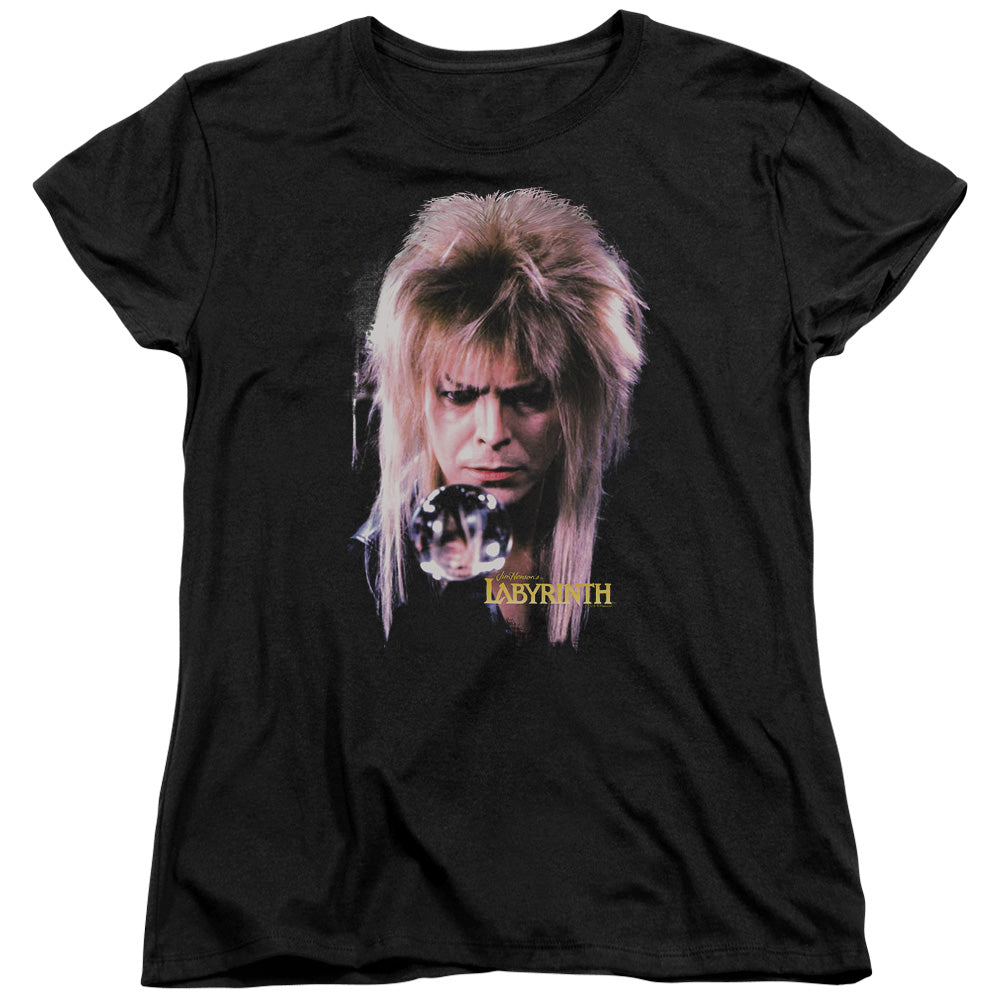 Labyrinth Goblin King Womens T Shirt Black