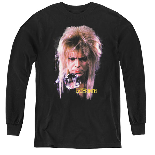 Labyrinth Goblin King Long Sleeve Kids Youth T Shirt Black