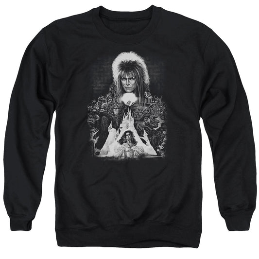 Labyrinth Castle Mens Crewneck Sweatshirt Black