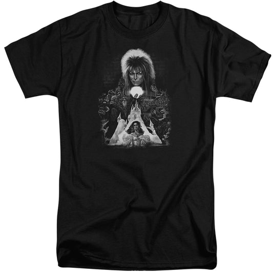 Labyrinth Castle Mens Tall T Shirt Black