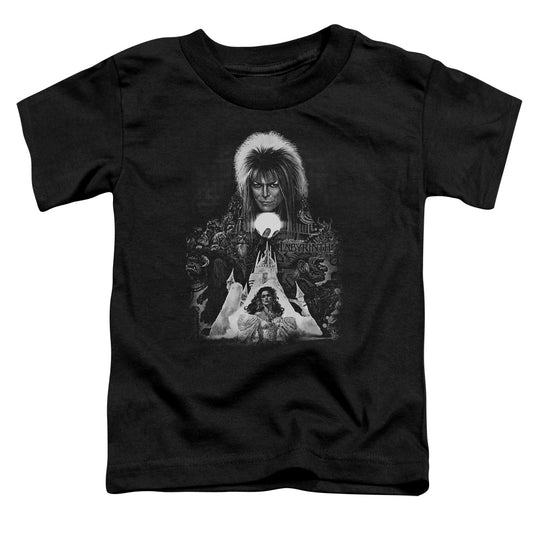 Labyrinth Castle Toddler Kids Youth T Shirt Black
