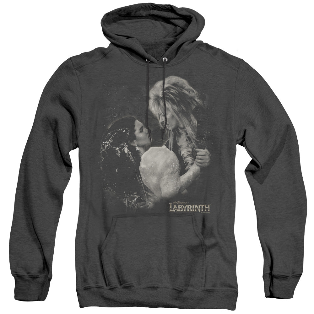 Labyrinth Dream Dance Heather Mens Hoodie Black