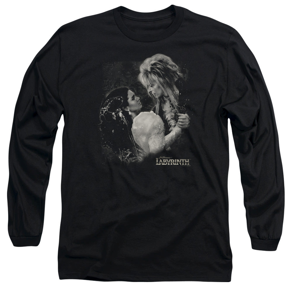 Labyrinth Dream Dance Mens Long Sleeve Shirt Black