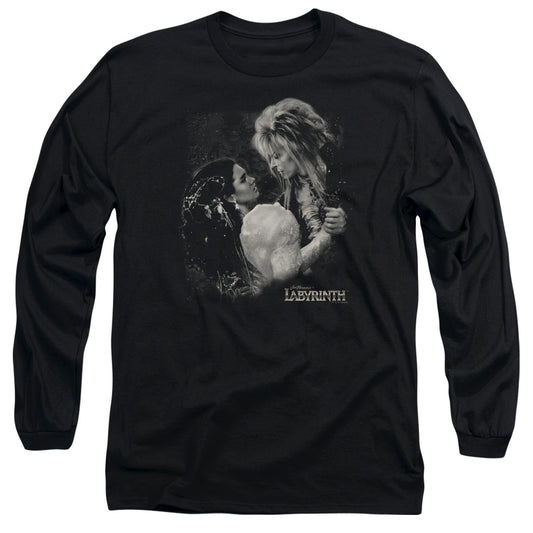 Labyrinth Dream Dance Mens Long Sleeve Shirt Black