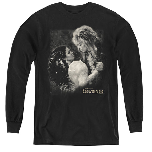 Labyrinth Dream Dance Long Sleeve Kids Youth T Shirt Black