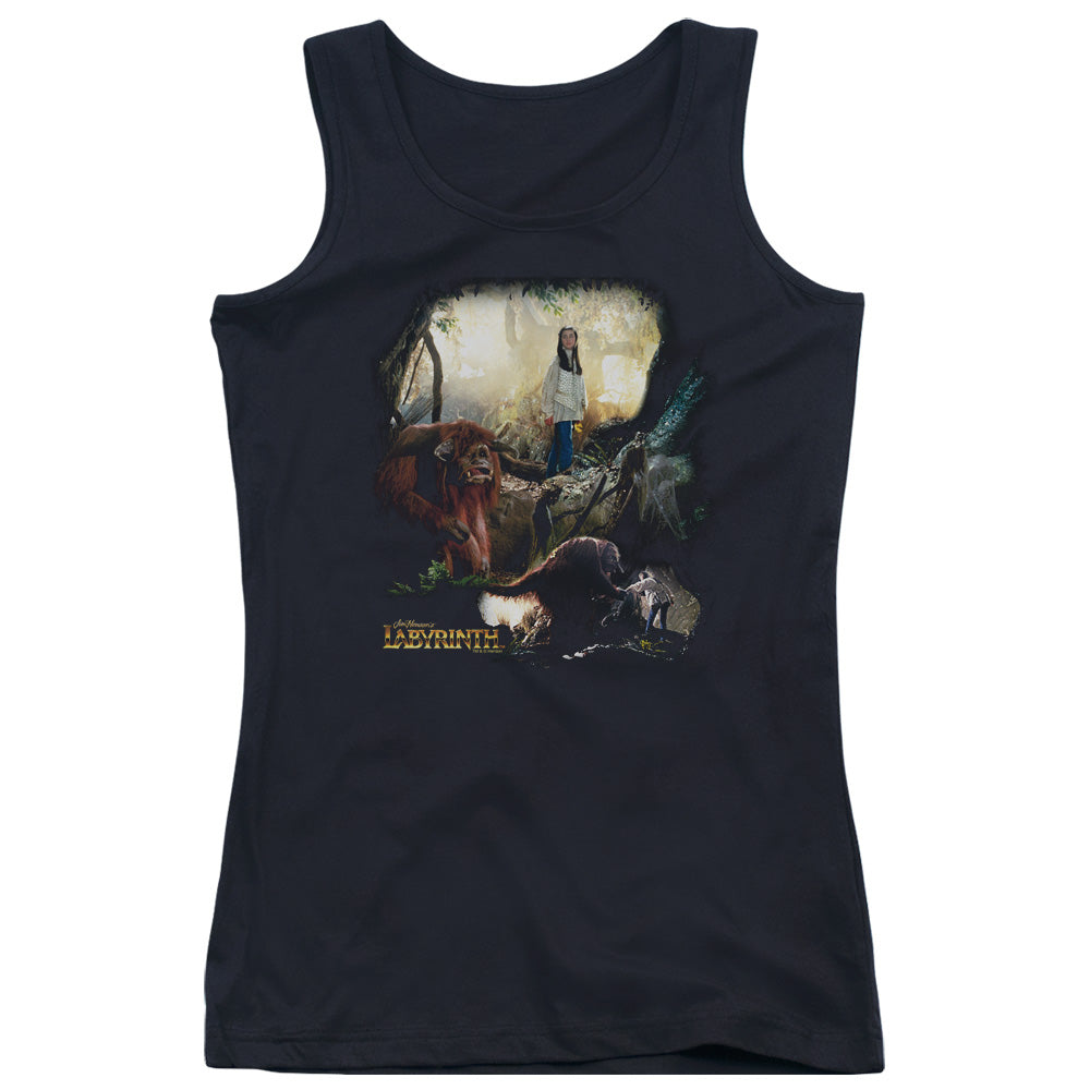 Labyrinth Sarah & Ludo Womens Tank Top Shirt Black