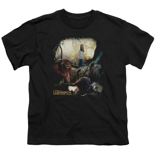 Labyrinth Sarah & Ludo Kids Youth T Shirt Black