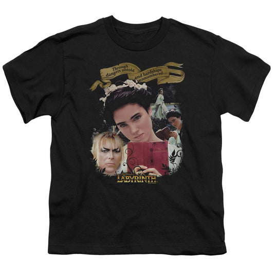 Labyrinth Dangers Untold Kids Youth T Shirt Black