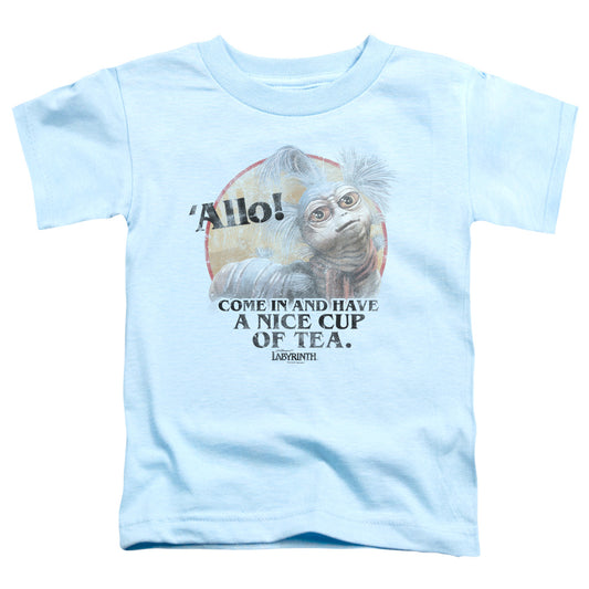 Labyrinth Tea Toddler Kids Youth T Shirt Light Blue