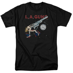 L.A. Guns Cocked And Loaded Mens T Shirt Black