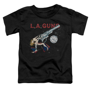 L.A. Guns Cocked And Loaded Toddler Kids Youth T Shirt Black