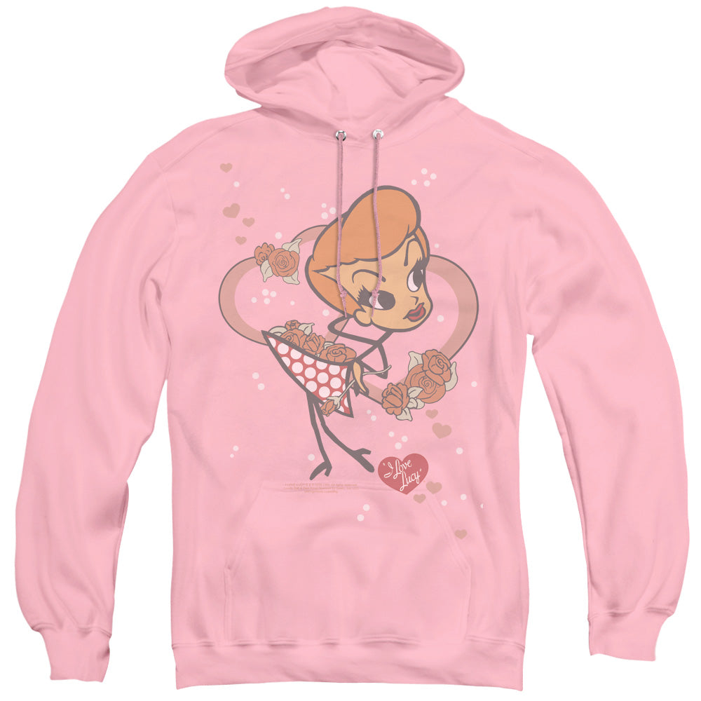 I Love Lucy Fun Girl Mens Hoodie Pink