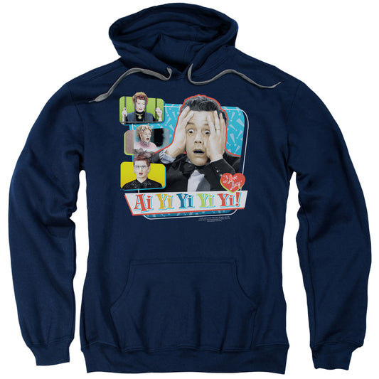 I Love Lucy Ai Yi Yi Yi Yi Mens Hoodie Navy Blue