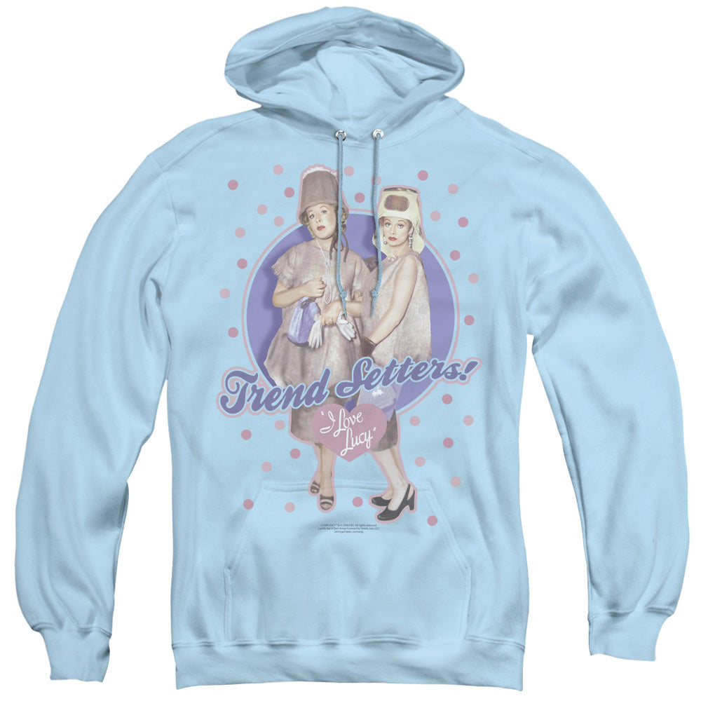 I Love Lucy Trend Setters Mens Hoodie Light Blue