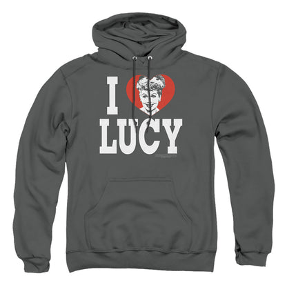 I Love Lucy I Love Lucy Mens Hoodie Charcoal Officially Licensed