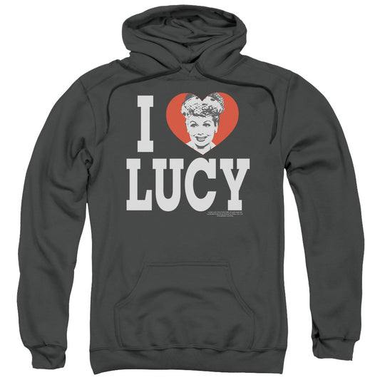 I Love Lucy I Love Lucy Mens Hoodie Charcoal