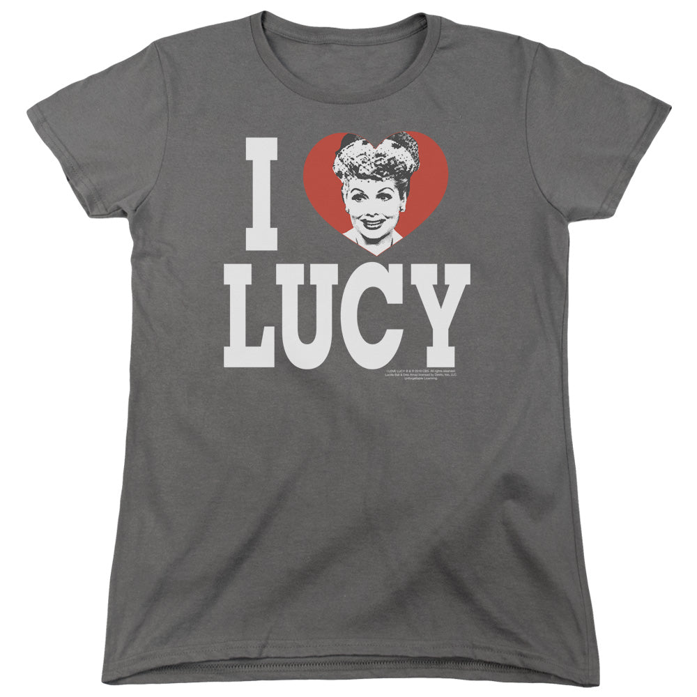 I Love Lucy I Love Lucy Womens T Shirt Charcoal