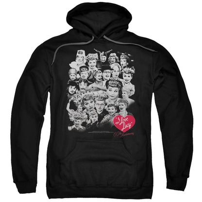 I Love Lucy 60 Years of Fun Mens Hoodie Black