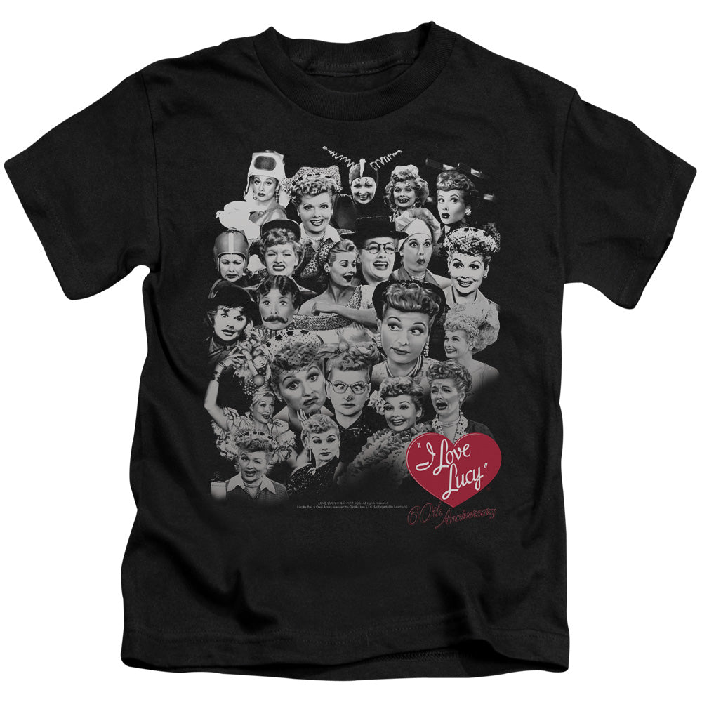 I Love Lucy 60 Years of Fun Juvenile Kids Youth T Shirt Black