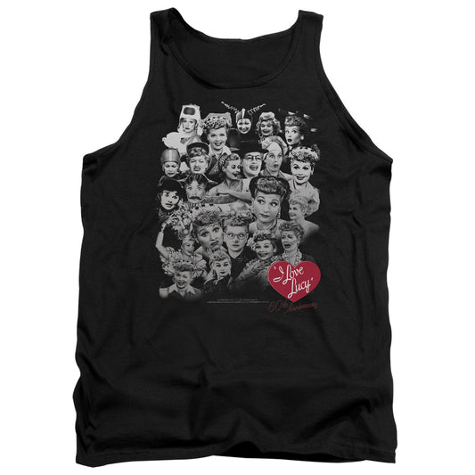 I Love Lucy 60 Years of Fun Mens Tank Top Shirt Black