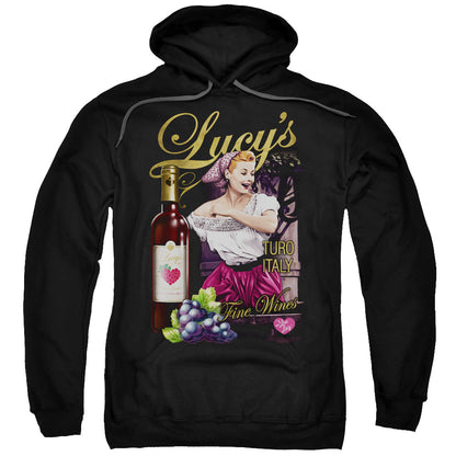 I Love Lucy Bitter Grapes Mens Hoodie Black