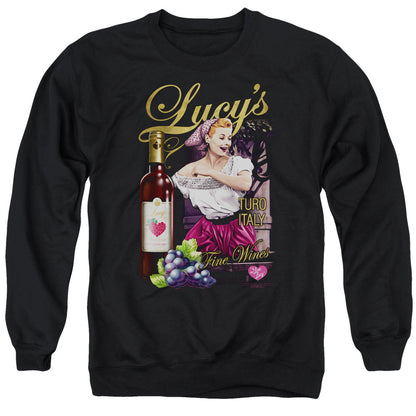 I Love Lucy Bitter Grapes Mens Crewneck Sweatshirt Black