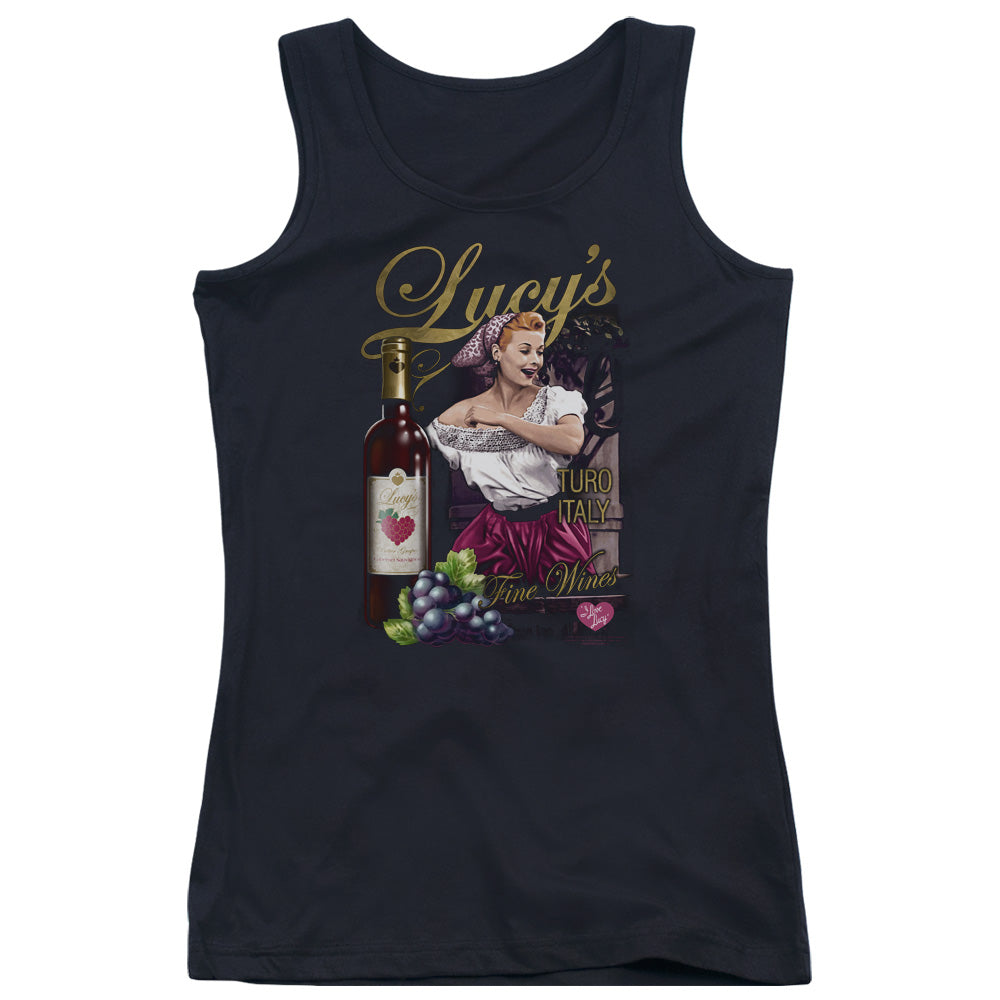 I Love Lucy Bitter Grapes Womens Tank Top Shirt Black