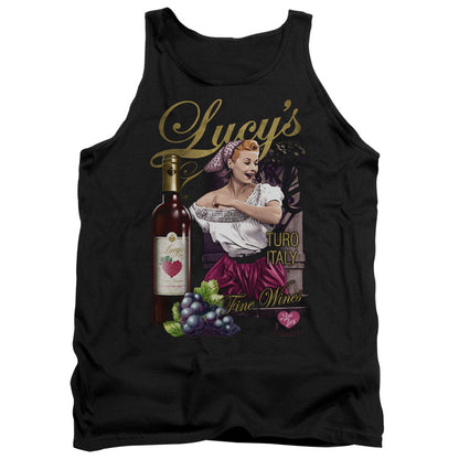 I Love Lucy Bitter Grapes Mens Tank Top Shirt Black