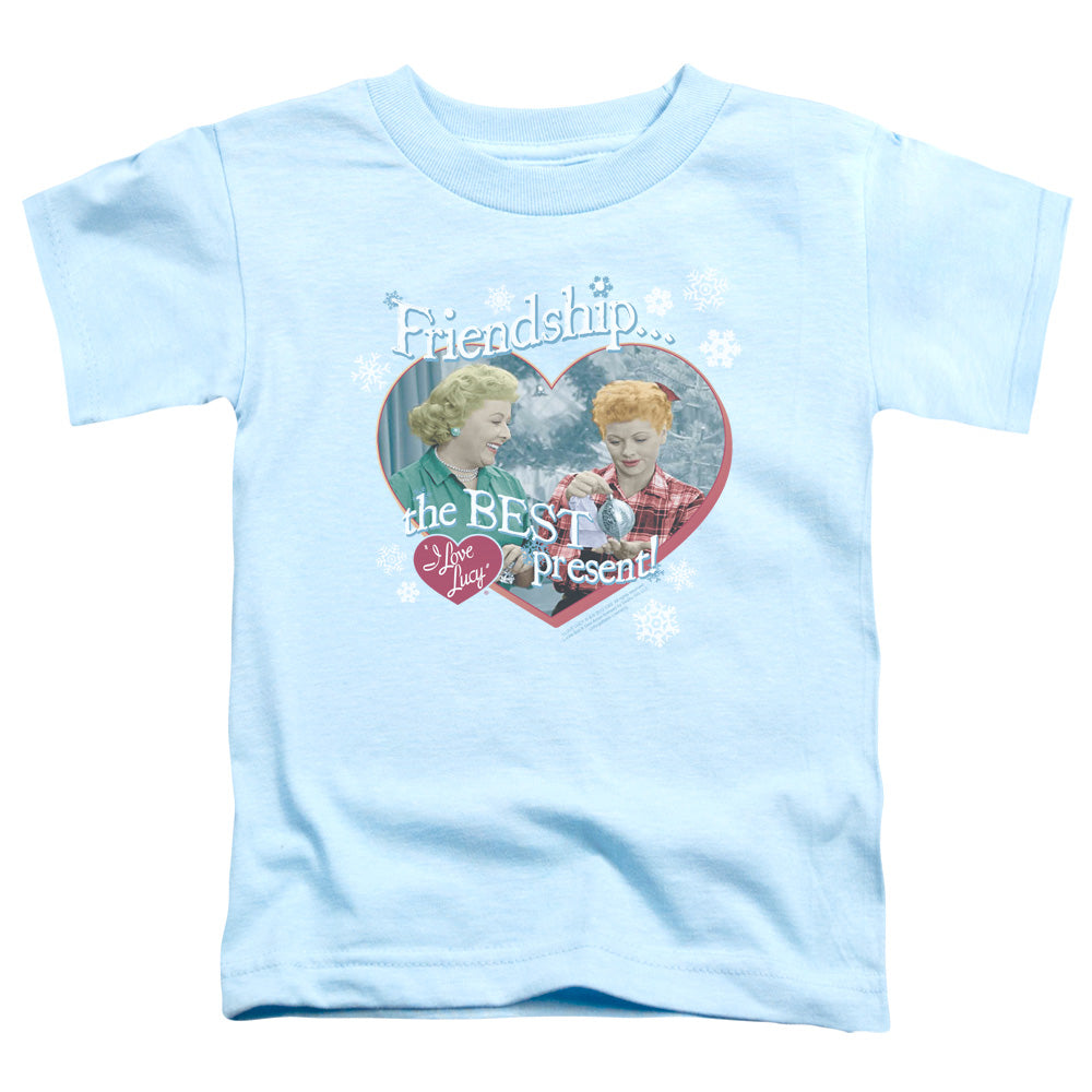 I Love Lucy the Best Present Toddler Kids Youth T Shirt Light Blue