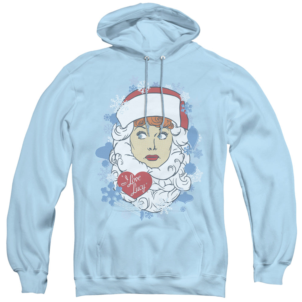 I Love Lucy Beard Flakes Mens Hoodie Light Blue