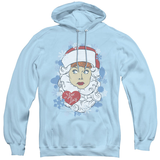 I Love Lucy Beard Flakes Mens Hoodie Light Blue