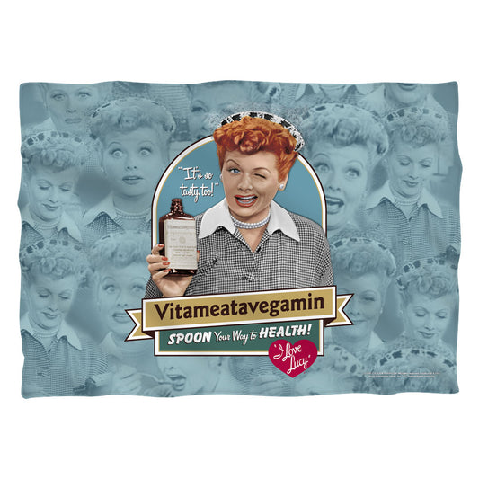 I Love Lucy Vitameatavegamin Pillow Case