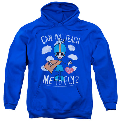 I Love Lucy Fly Mens Hoodie Royal Blue