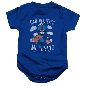 I Love Lucy Fly Infant Baby Snapsuit Royal Blue