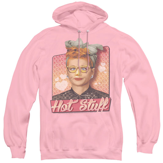 I Love Lucy Hot Stuff Mens Hoodie Pink